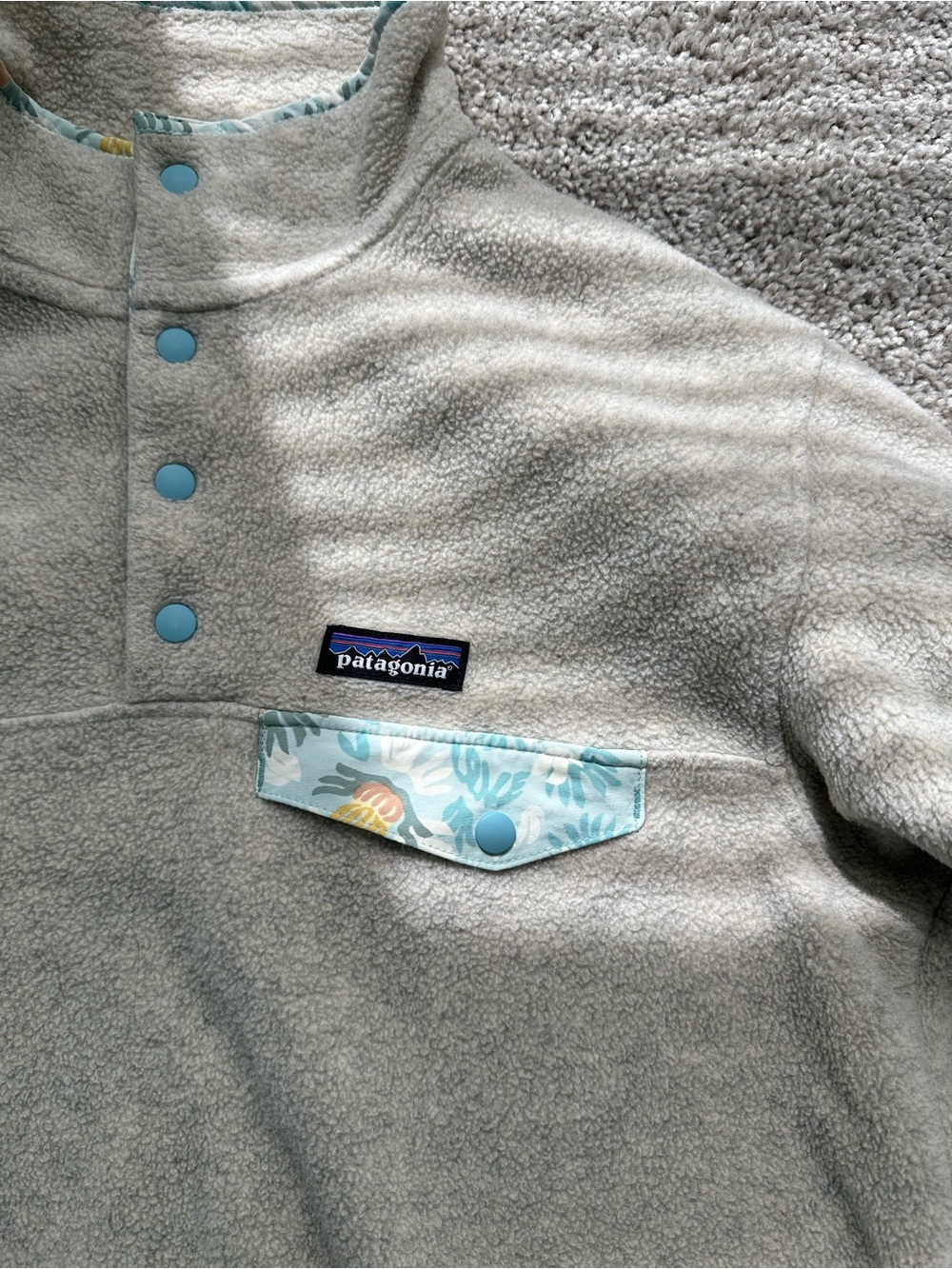 Patagonia Light Gray Fleece